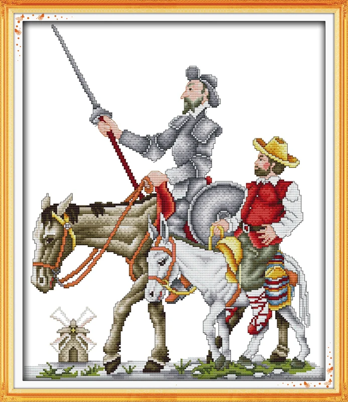 Набор для вышивки крестиком Don Quixote рукоделия Детская вышивка 18 карат 14 11 | Дом и