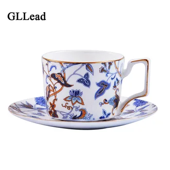 GLLead Avalon Bone China Coffee Cup Breakfast Milk Cups European Style Top Grade Fashion Porcelain Teacups Set With Spoon Plate
GLLead Avalon Bone China Coffee Cup Breakfast Milk Cups European Style Top Grade Fashion Porcelain Teacups Set With Spoon Plate