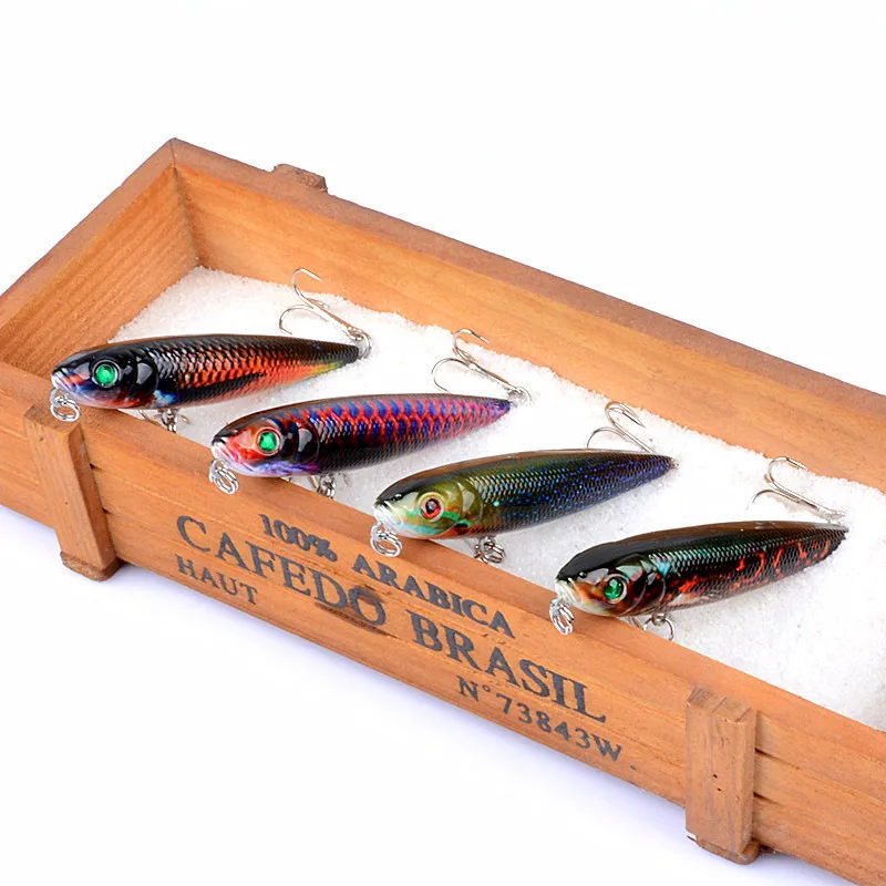 1Pcs Lifelike Surface Pencil Fishing Lure Artificial Plastic Hard Baits Wobblers Fake Bait Goods For Fishing Trolling VMC Hooks
1Pcs Lifelike Surface Pencil Fishing Lure Artificial Plastic Hard Baits Wobblers Fake Bait Goods For Fishing Trolling VMC Hooks