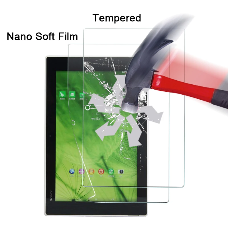 1pcs Premium Explosion-proof Nano soft film For Sony Xperia Z2 Tablet SGP 512 10.1" TAB waterproof screen protector films
1pcs Premium Explosion-proof Nano soft film For Sony Xperia Z2 Tablet SGP 512 10.1" TAB waterproof screen protector films