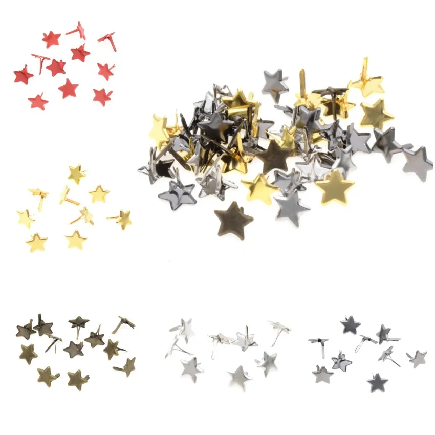 MIAOCHI DIY 50PCs Pastel Star Brads Scrapbooking Embellishment Holiday Decoration & Gift 14*14mm
MIAOCHI DIY 50PCs Pastel Star Brads Scrapbooking Embellishment Holiday Decoration & Gift 14*14mm