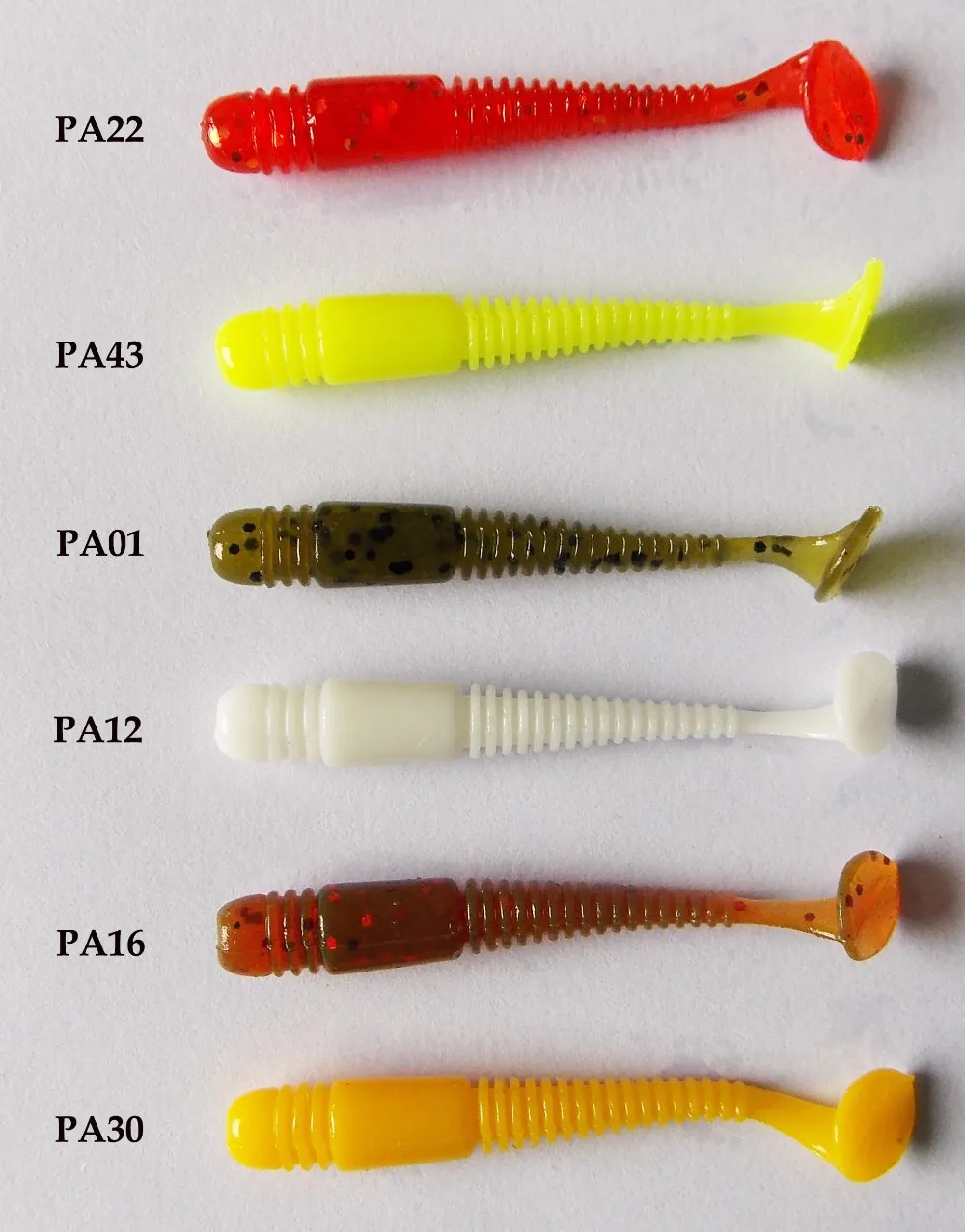 Vibro worm Color list