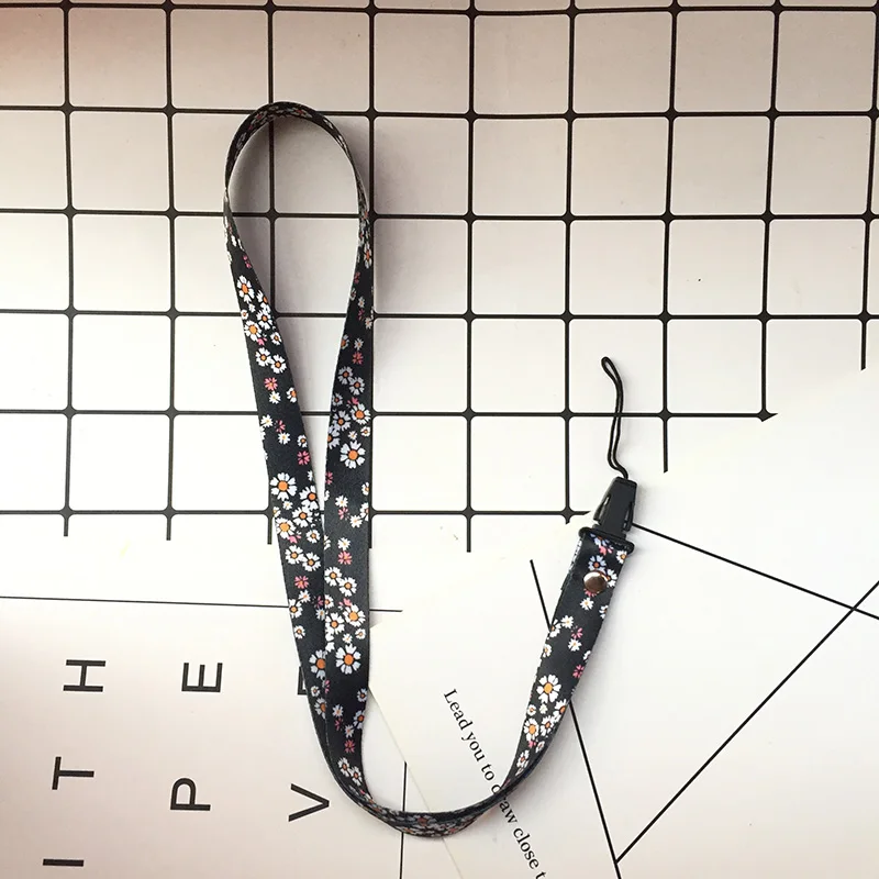 Tfshining Fashion Flowers Mobile Phone Straps Lanyard Neck Strap For Keys DIY Universal Phone Strap Rope For iphone Huawei Phone (6)