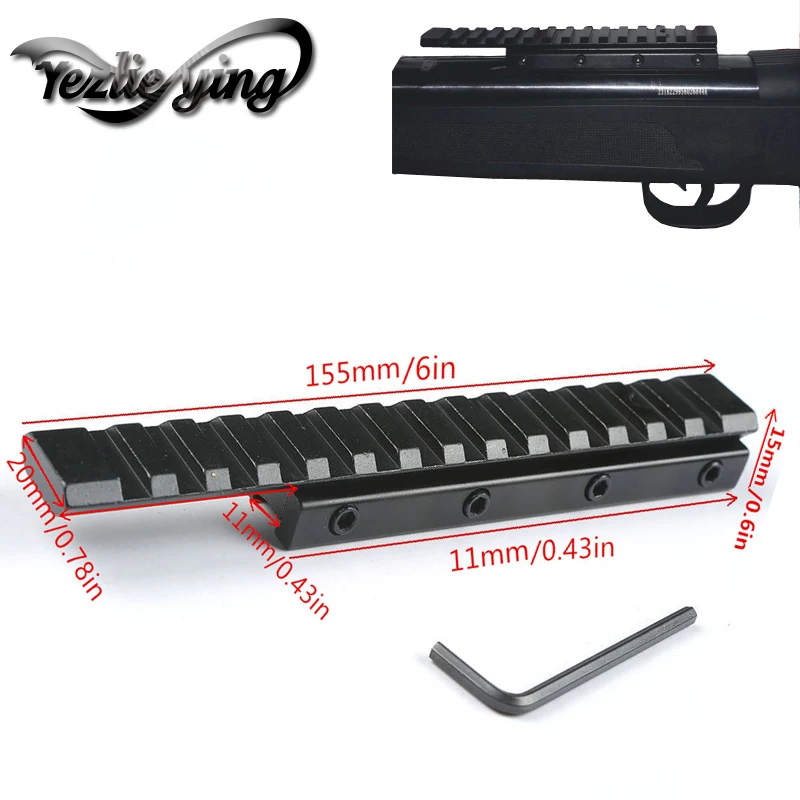 Hunting Accessories Weaver Picatinny Rail Adapter 11mm to 20mm Converter Tactical Scope Mount Bases Rifle Airsoft
Hunting Accessories Weaver Picatinny Rail Adapter 11mm to 20mm Converter Tactical Scope Mount Bases Rifle Airsoft