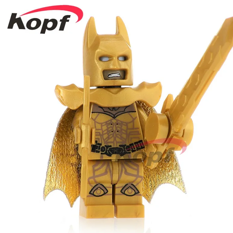 Single Sale Super Heroes Golden Batman Suit Vandalized by Joker Indigo Tribe Bricks Building Blocks Children Gift Toys PG357
Single Sale Super Heroes Golden Batman Suit Vandalized by Joker Indigo Tribe Bricks Building Blocks Children Gift Toys PG357