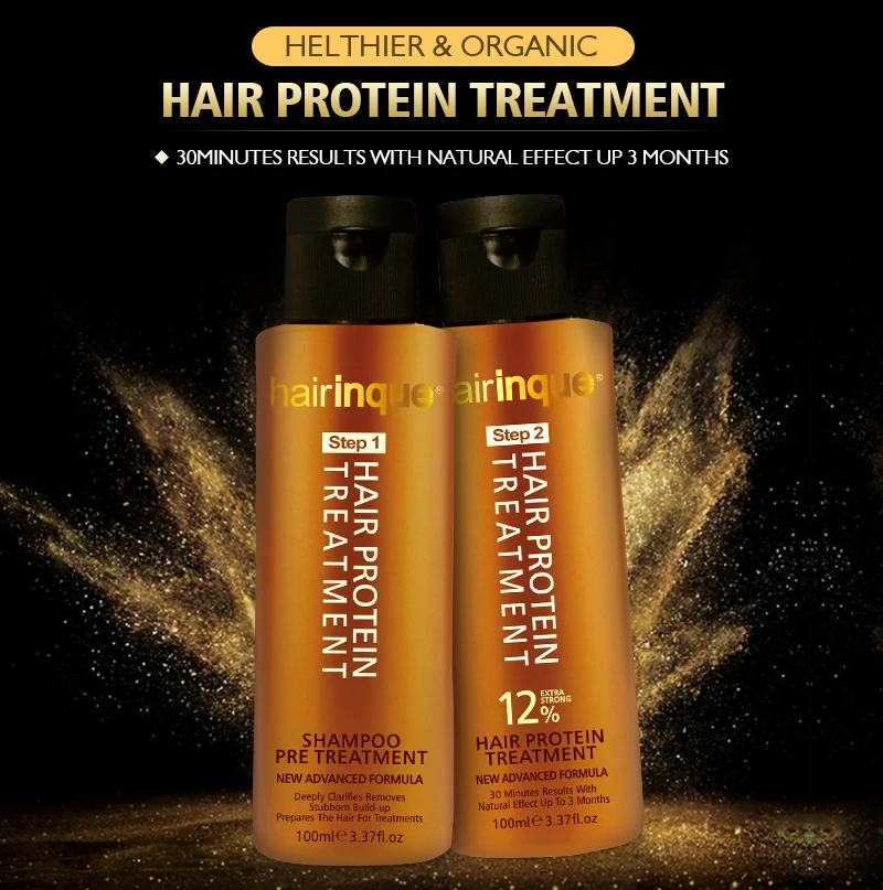 11 HAIRINQUE12 % Бразильский кератин для выпрямления волос лечение с предварительно