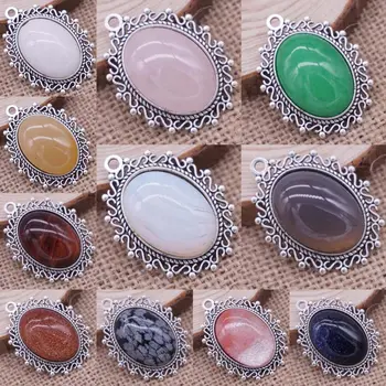Wholsale Natural Stone Pendant Oval Shape Cabochon Stone/Opal/Tiger Eye Sone 30*40mm Free shipping
Wholsale Natural Stone Pendant Oval Shape Cabochon Stone/Opal/Tiger Eye Sone 30*40mm Free shipping