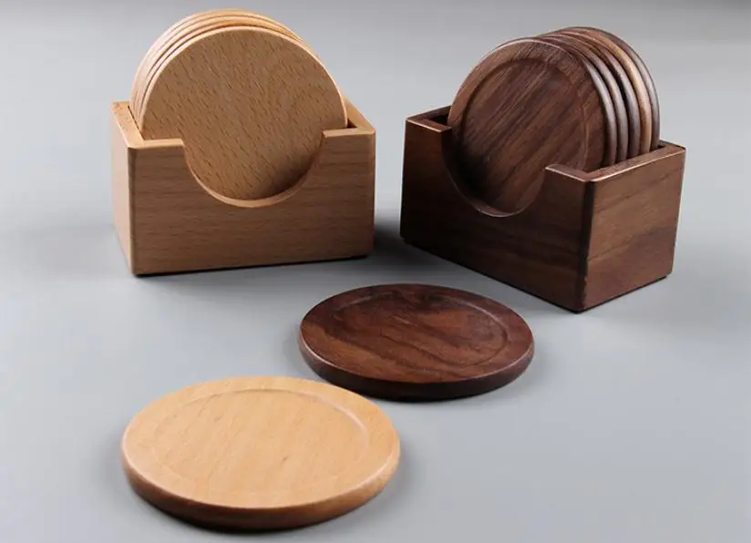 6pcs/set Black Walnut Wooden Coasters Coffee Cup Holder Insulation Pad Coaster Wooden Cup Mat Set Accessories SN322
6pcs/set Black Walnut Wooden Coasters Coffee Cup Holder Insulation Pad Coaster Wooden Cup Mat Set Accessories SN322