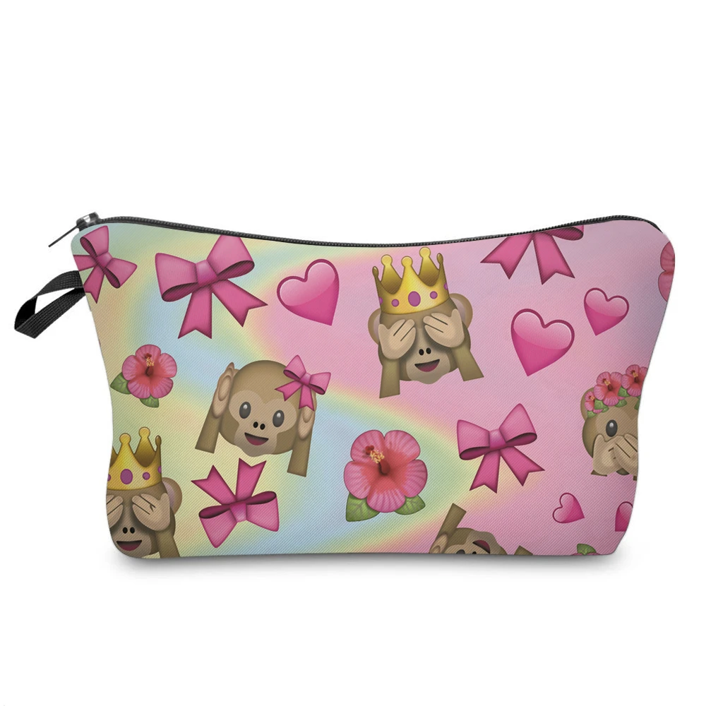 BBL 3D Holographic Funny Emoji Monkey with Tropical Palm Makeup Bag Organizer Beauty Cosmetic Bag Portable Toiletry Bag Neceser
BBL 3D Holographic Funny Emoji Monkey with Tropical Palm Makeup Bag Organizer Beauty Cosmetic Bag Portable Toiletry Bag Neceser