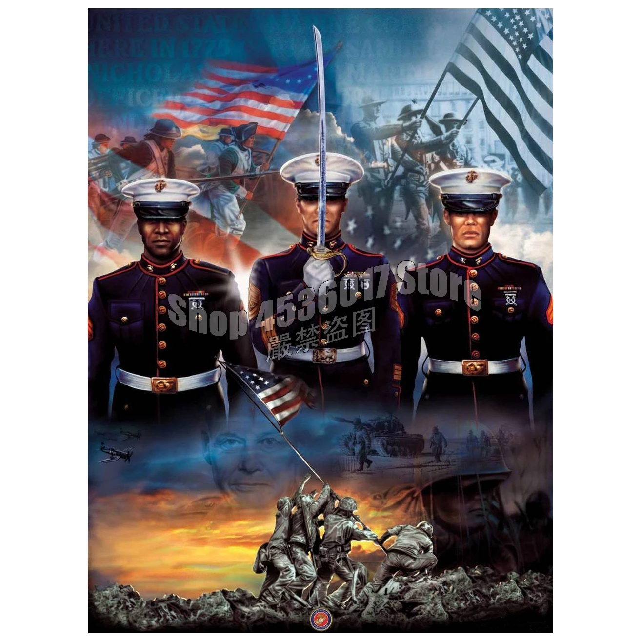 Full 5D DIY Diamond Painting Patriotic People African American Military Father's Day Embroidery Cross Rhinestone Mosaic Decor
Full 5D DIY Diamond Painting Patriotic People African American Military Father's Day Embroidery Cross Rhinestone Mosaic Decor