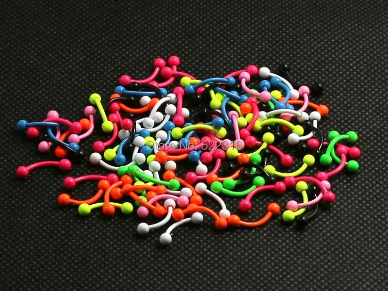 3mm ball size paint stainless steel curved neon color eyebrow ring 40pcs body piercing jewelry mix lots 8 colors
3mm ball size paint stainless steel curved neon color eyebrow ring 40pcs body piercing jewelry mix lots 8 colors