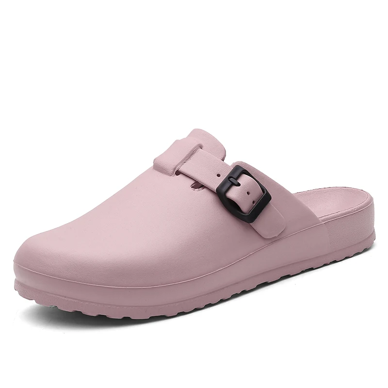 

Hot Women Classic Anti Bacteria Surgical Medical Shoes Safety Closed Toe Mule Clogs Slippers Cleanroom Work Slides Unisex