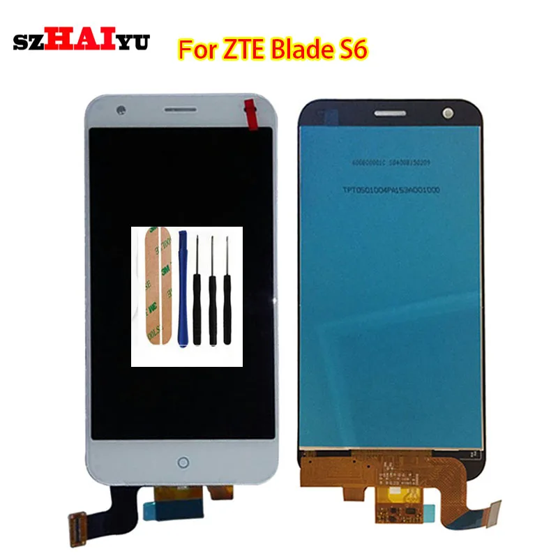 SZHAIYU 1280x720 5.0'' LCD For ZTE Blade S6 LCD Display Touch Screen Digitizer Panel Replacement Part Assembly
SZHAIYU 1280x720 5.0'' LCD For ZTE Blade S6 LCD Display Touch Screen Digitizer Panel Replacement Part Assembly