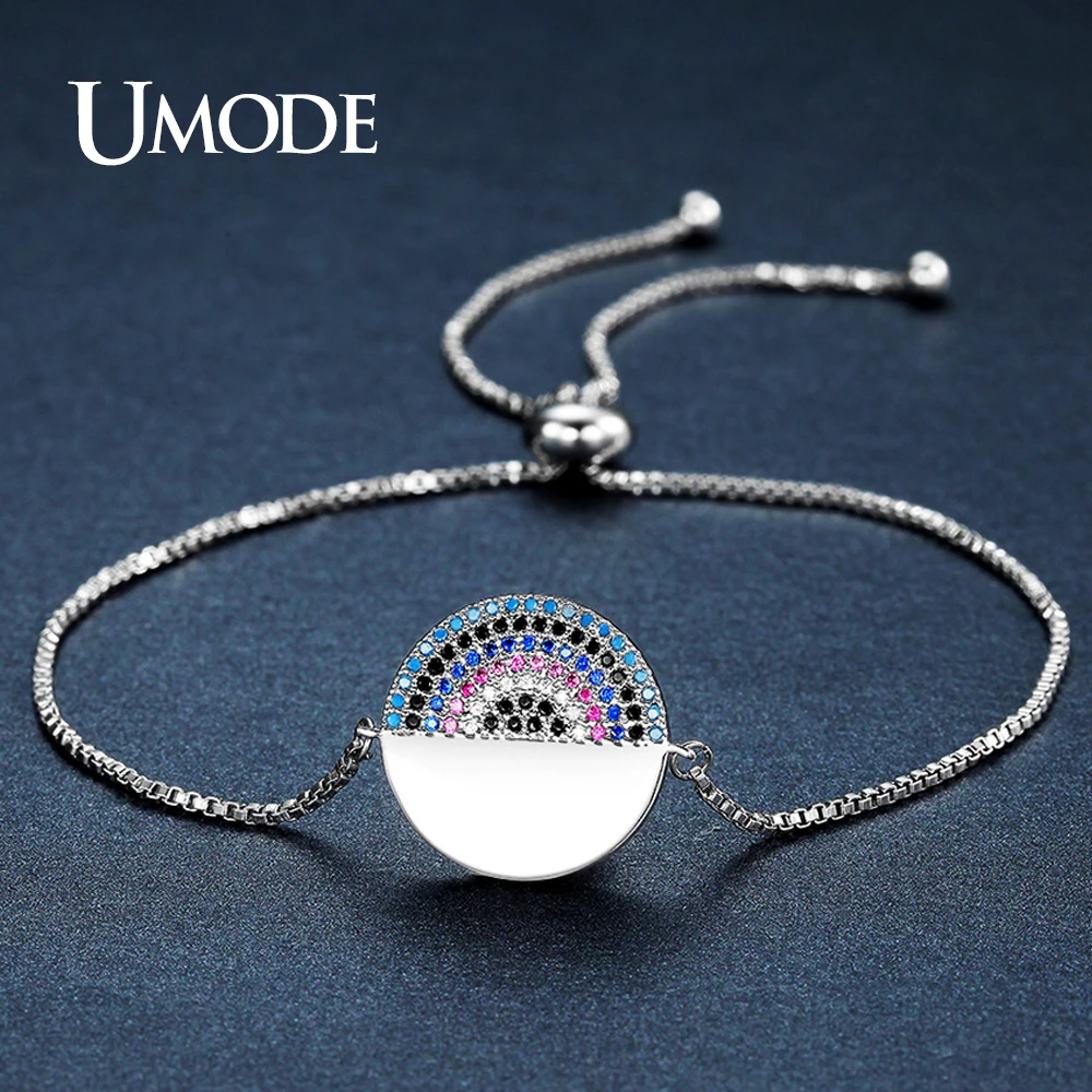 UMODE New Colorful Austrian Rhinestone and Clear CZ Chain & Link Bracelets for Women White Gold Jewelry Pulseira Feminina UB0107
UMODE New Colorful Austrian Rhinestone and Clear CZ Chain & Link Bracelets for Women White Gold Jewelry Pulseira Feminina UB0107