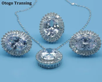Otogo Transing 2019 Party Silver Color Jewelry Sets Women Fashion And Charm White Crystal Ring Earrings Necklace Mark-1#
Otogo Transing 2019 Party Silver Color Jewelry Sets Women Fashion And Charm White Crystal Ring Earrings Necklace Mark-1#