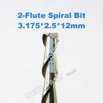 1Lot/10Pcs 3.175*2.5*12mm Two Flute Spiral Bit Spiral Router Bits, Solid Carbide End Mill, Wood Tool Bits
1Lot/10Pcs 3.175*2.5*12mm Two Flute Spiral Bit Spiral Router Bits, Solid Carbide End Mill, Wood Tool Bits
