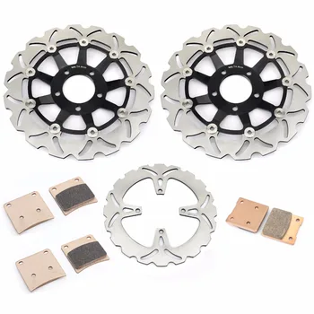 BIKINGBOY Front Rear Brake Discs Disks Rotors Brake Pads For Suzuki GSX 400 F 1988 1989 1990 GSX 600 750 F Katana 1989-1997
BIKINGBOY Front Rear Brake Discs Disks Rotors Brake Pads For Suzuki GSX 400 F 1988 1989 1990 GSX 600 750 F Katana 1989-1997