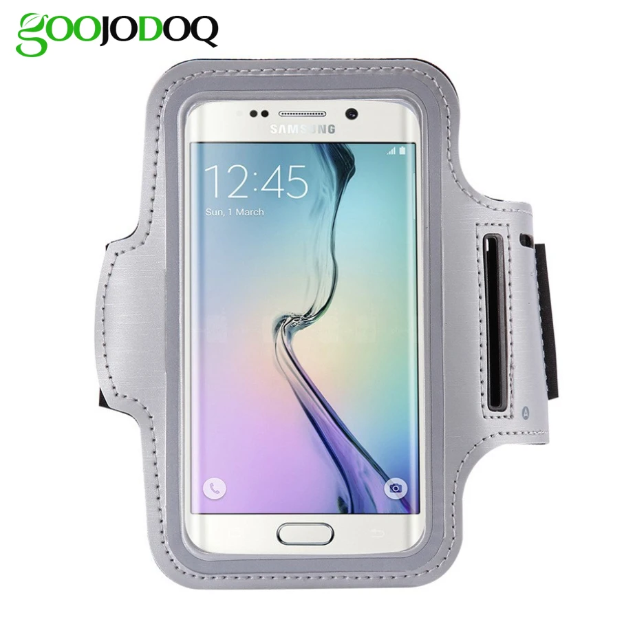 

Waterproof Sport Armband For Samsung Galaxy S7 S6 S5 S4 S3 Running Jogging Mobile Phone Cover Case Bag Arm Band with Key Holder
