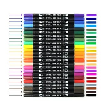 Dual Brush Pens 24 Color Calligraphy Pen Set with Hand Lettering Guide Book Fine Liner and Brush Tip Markers. Colored Pens, Art
Dual Brush Pens 24 Color Calligraphy Pen Set with Hand Lettering Guide Book Fine Liner and Brush Tip Markers. Colored Pens, Art