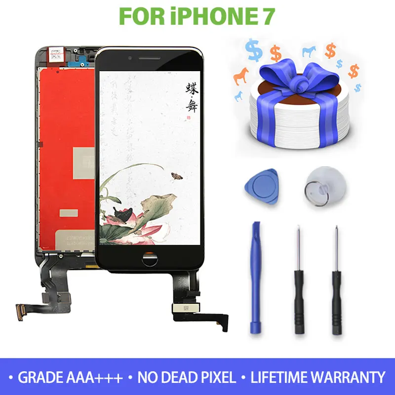Factory Sale LCD Display For Pantalla iPhone 6 7 Plus 6S 5S LCD Display Touch Screen for Ecran Assembly Digitizer for iPhone 7P
Factory Sale LCD Display For Pantalla iPhone 6 7 Plus 6S 5S LCD Display Touch Screen for Ecran Assembly Digitizer for iPhone 7P