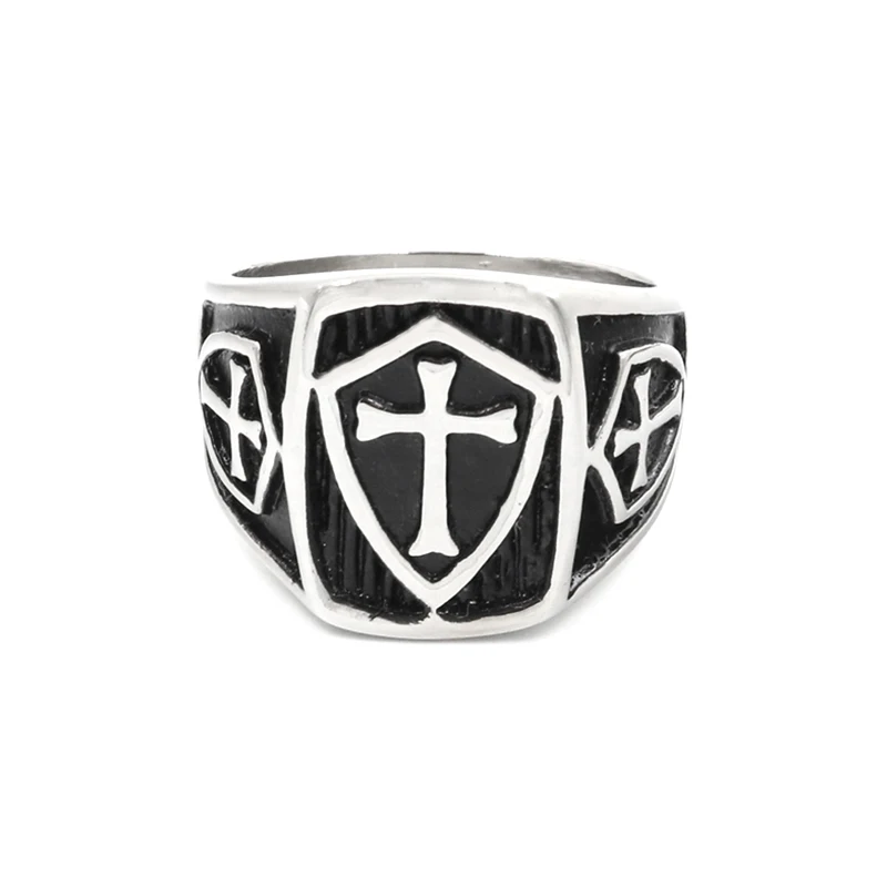 New store Promotions Women Men iron cross Rings Vintage knights templar fingers ring Fashion High Quality Ring Jewelry For Mens
New store Promotions Women Men iron cross Rings Vintage knights templar fingers ring Fashion High Quality Ring Jewelry For Mens