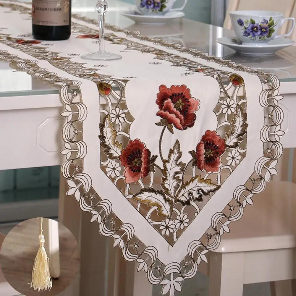 Adeeing Vintage Table Runner Embroidered Floral Lace Table Cloth Home Party Wedding Decoration
Adeeing Vintage Table Runner Embroidered Floral Lace Table Cloth Home Party Wedding Decoration