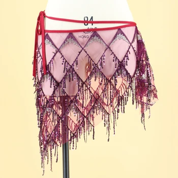 Belly dance waist chain Hip Scarf New beginner sequins dangling coin fringed triangle scarf waistband accessories Y07
Belly dance waist chain Hip Scarf New beginner sequins dangling coin fringed triangle scarf waistband accessories Y07