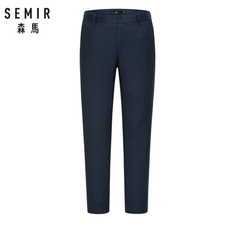 SEMIR Men Slim Fit Chinos in Washed Cotton Twill with Elastic Waistband Cotton Chinos Classic Chino Pants Zip Fly with Button
SEMIR Men Slim Fit Chinos in Washed Cotton Twill with Elastic Waistband Cotton Chinos Classic Chino Pants Zip Fly with Button