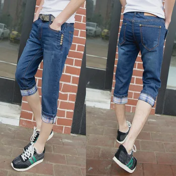 HOT 2020 Summer casual jeans man Denim male slim Skinny trousers stretch teenager boys pants Men multi Button Capri pants Mens
HOT 2020 Summer casual jeans man Denim male slim Skinny trousers stretch teenager boys pants Men multi Button Capri pants Mens