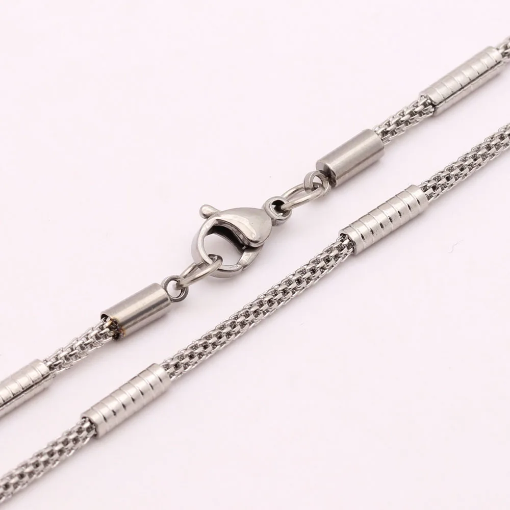 1.9MM net hollow 316L stainless steel chain necklace for men punk fashion hot jewelry accessories for pendant
1.9MM net hollow 316L stainless steel chain necklace for men punk fashion hot jewelry accessories for pendant