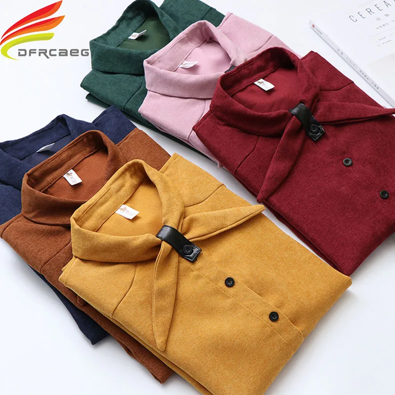 New 2019 Spring Women Blouse Shirt Long Sleeve 6 Colors Women Slim Tops Bow Blouses Woman Corduroy Office OL Blouses And Shirts
New 2019 Spring Women Blouse Shirt Long Sleeve 6 Colors Women Slim Tops Bow Blouses Woman Corduroy Office OL Blouses And Shirts