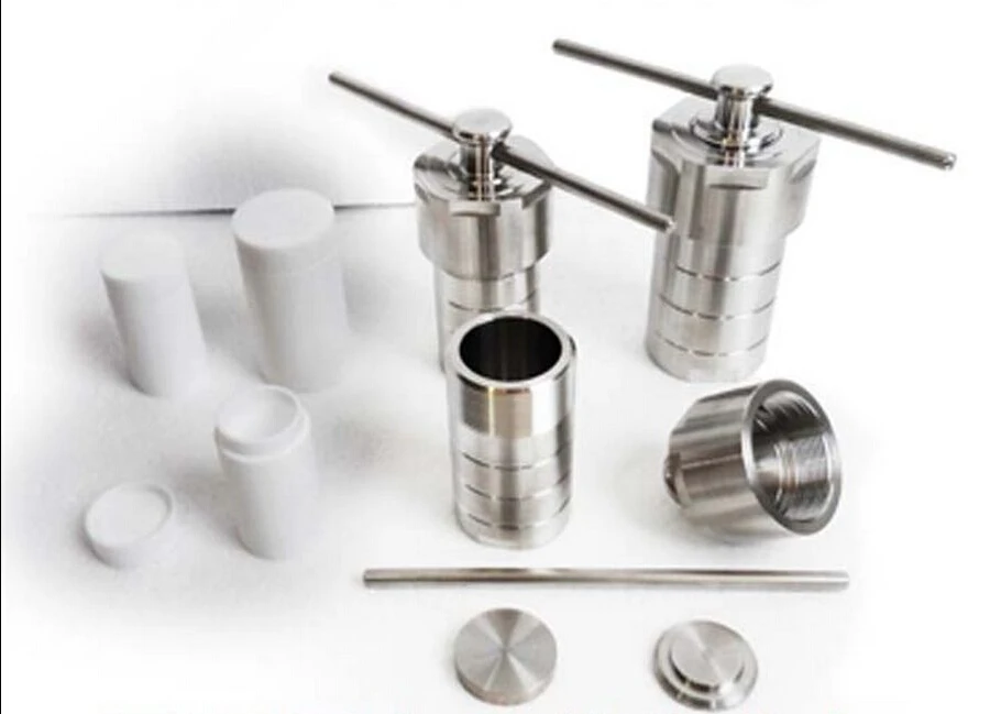 Hydrothermal Autoclave Reactor with PTFE Chamber Hydrothermal Synthesis 50ml new h
Hydrothermal Autoclave Reactor with PTFE Chamber Hydrothermal Synthesis 50ml new h