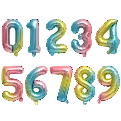 16 inch Laser Number Balloon 0~9 Happy Birthday Party decoration Baby Shower Wedding party supplies Aluminum foil balloon
16 inch Laser Number Balloon 0~9 Happy Birthday Party decoration Baby Shower Wedding party supplies Aluminum foil balloon