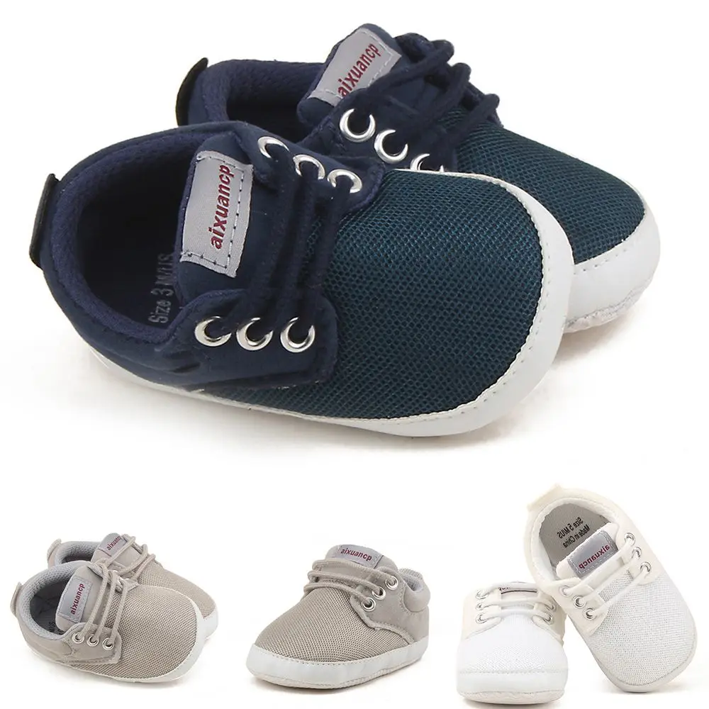 1 Pair Spring Autumn Fashion Newborn Baby Boys Shoes First Walkers Ventilation Net Surface Canvas Crib Soft Sole Shoes 0-18 Mon
1 Pair Spring Autumn Fashion Newborn Baby Boys Shoes First Walkers Ventilation Net Surface Canvas Crib Soft Sole Shoes 0-18 Mon