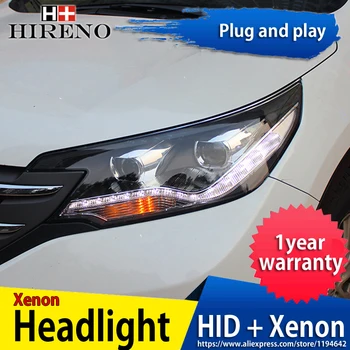 Hireno Headlamp for 2012-14 Honda CRV CR-V Headlight Headlight Assembly LED DRL Angel Lens Double Beam HID Xenon 2pcs
Hireno Headlamp for 2012-14 Honda CRV CR-V Headlight Headlight Assembly LED DRL Angel Lens Double Beam HID Xenon 2pcs