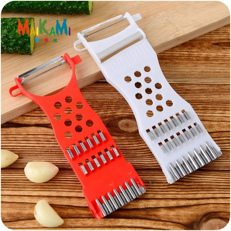 5 in 1 Plastic Vegetable Fruit Slicers Cutter Stainless Steel Blades Multi-function ABS Peeler Grater Slicer Random Color
5 in 1 Plastic Vegetable Fruit Slicers Cutter Stainless Steel Blades Multi-function ABS Peeler Grater Slicer Random Color