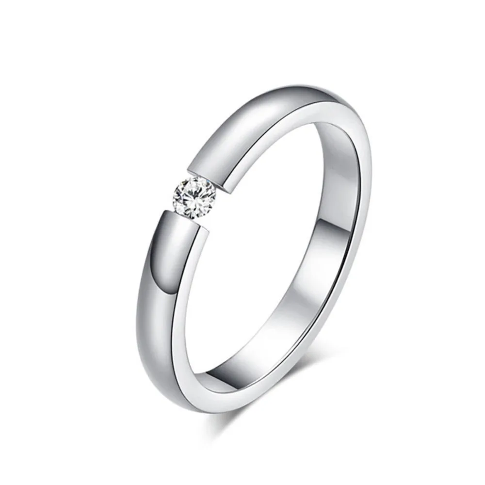 Luxury Single CZ Rhinestone Finger Ring Gold Silver Color 316L Stainless Steel Female Engagement Ring Jewelry #289242
Luxury Single CZ Rhinestone Finger Ring Gold Silver Color 316L Stainless Steel Female Engagement Ring Jewelry #289242