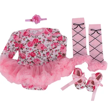4PCs per Set Pink Floral Printed Baby Girls Long Sleeves Tutu Dress Headband Shoes Leggings for 0-12months Free Shipping
4PCs per Set Pink Floral Printed Baby Girls Long Sleeves Tutu Dress Headband Shoes Leggings for 0-12months Free Shipping