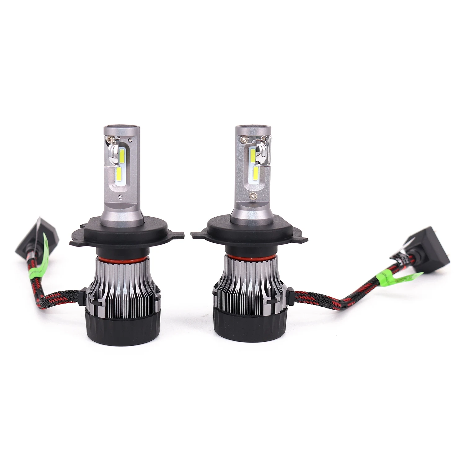 Mini H4 LED Headlight Bulbs,60W 10000Lm 4700Lux 6500K Cool White Extremely Bright 30mm Heatsink Base Conversion Kit
Mini H4 LED Headlight Bulbs,60W 10000Lm 4700Lux 6500K Cool White Extremely Bright 30mm Heatsink Base Conversion Kit