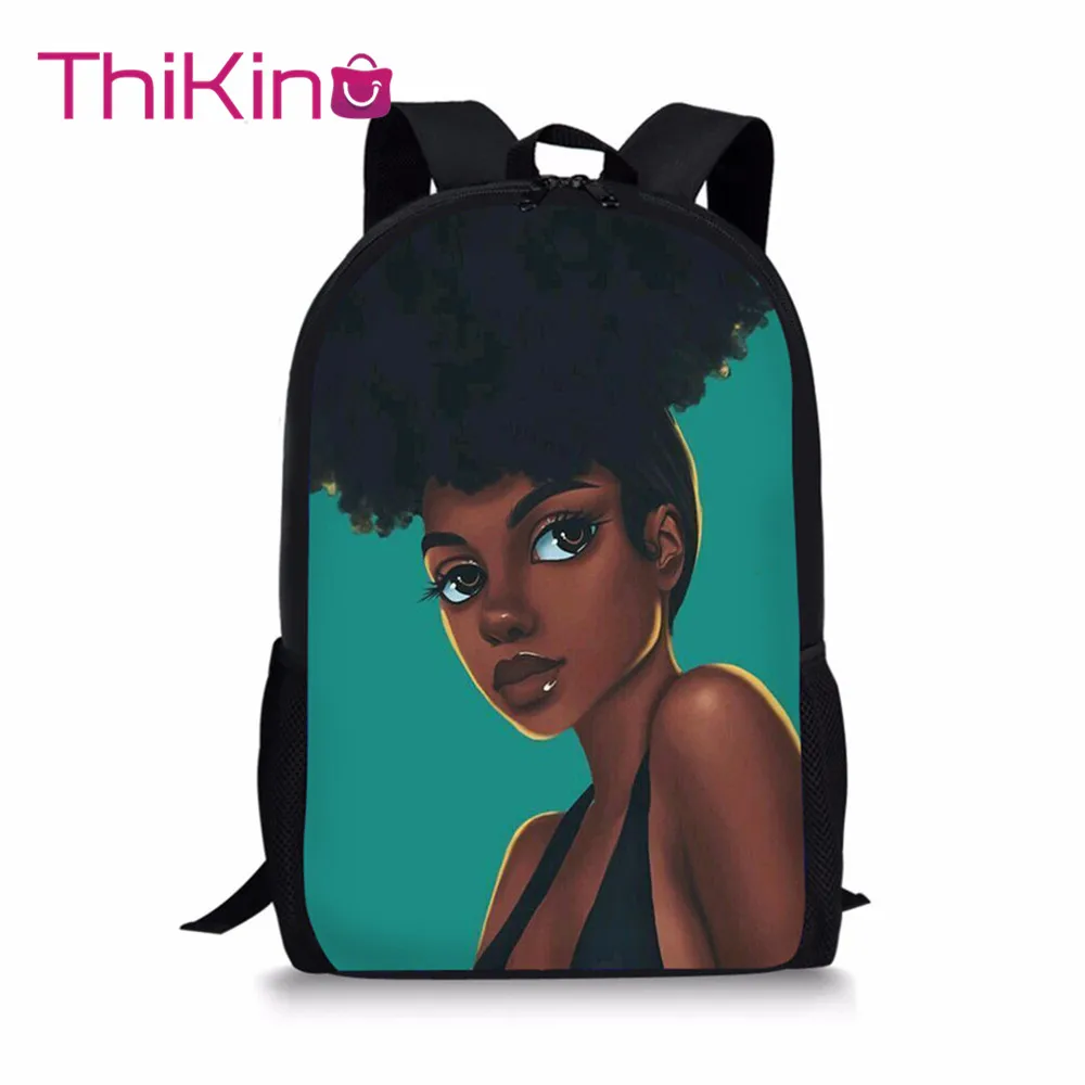 Thikin African Black Hairstyle High Students School Bag for Teenager Backpack Travel Package Shopping Shoulder Bag Women Mochila
Thikin African Black Hairstyle High Students School Bag for Teenager Backpack Travel Package Shopping Shoulder Bag Women Mochila