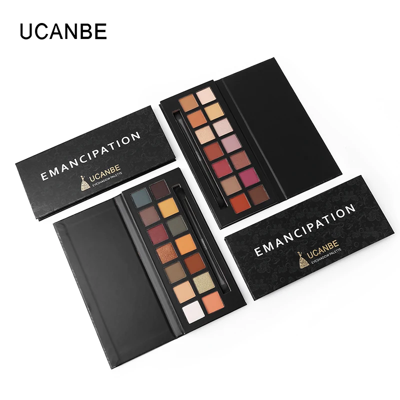 UCANBE Brand 14 Colors Emancipation Eyeshadow Palette Waterproof Makeup Shimmer Matte Eye Shadow Powder Pigment Smoky Cosmetics
UCANBE Brand 14 Colors Emancipation Eyeshadow Palette Waterproof Makeup Shimmer Matte Eye Shadow Powder Pigment Smoky Cosmetics