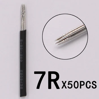 50 pcs 7R Blank needles for manual pen Semi permanent makeup manual fog pen needle microblading eyebrow pen needles
50 pcs 7R Blank needles for manual pen Semi permanent makeup manual fog pen needle microblading eyebrow pen needles
