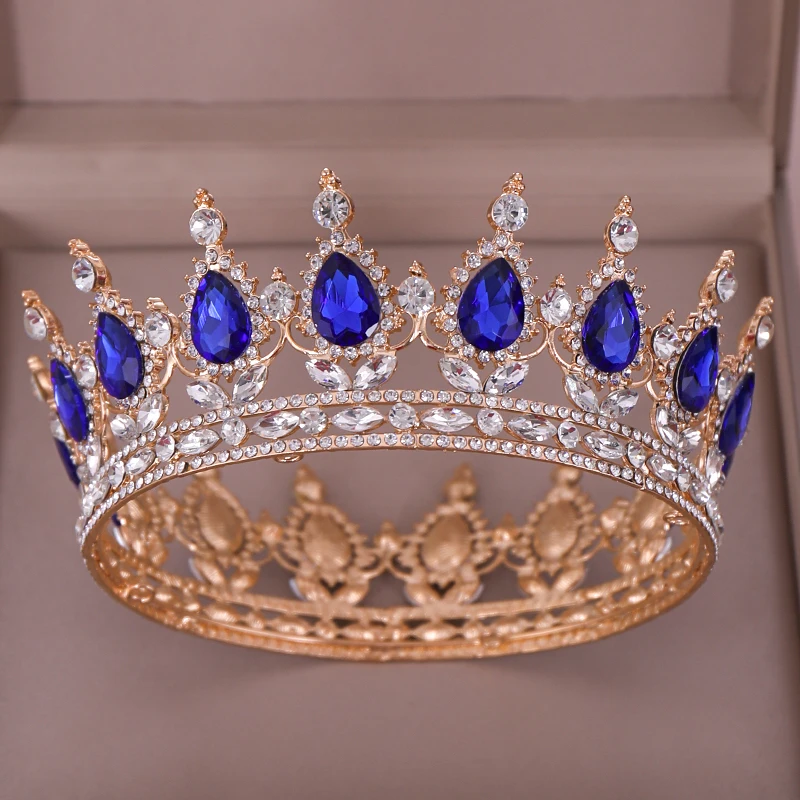 Vintage Gold Queen Crowns Crystal Rhinestone Diadem Luxury Princess Tiara Hair Jewelry For Women Bridal Wedding Hair Accessories
Vintage Gold Queen Crowns Crystal Rhinestone Diadem Luxury Princess Tiara Hair Jewelry For Women Bridal Wedding Hair Accessories