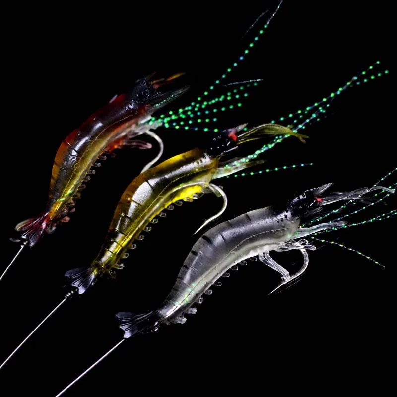 WALK FISH 3PCS/Lot Shrimp Soft Lure 9cm 6g Fishing Artificial Bait Soft Fishing Lure Luminous Hook Bead Anzois Para Pesca
WALK FISH 3PCS/Lot Shrimp Soft Lure 9cm 6g Fishing Artificial Bait Soft Fishing Lure Luminous Hook Bead Anzois Para Pesca