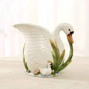ceramic creative white swan flowers vase pot home decor crafts room wedding decorations handicraft porcelain figurines
ceramic creative white swan flowers vase pot home decor crafts room wedding decorations handicraft porcelain figurines