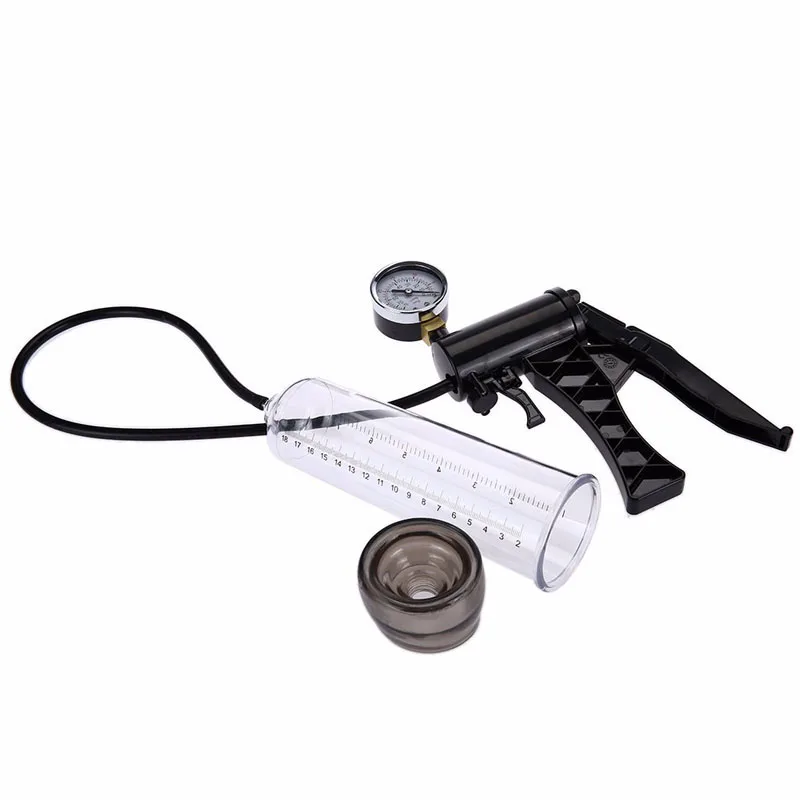 YUELV Male Hand Drive Penis Pump Enlarger Enlargement With Master Pressure Gauge Extension For Male Help Penis Extender Sex Toys (5)