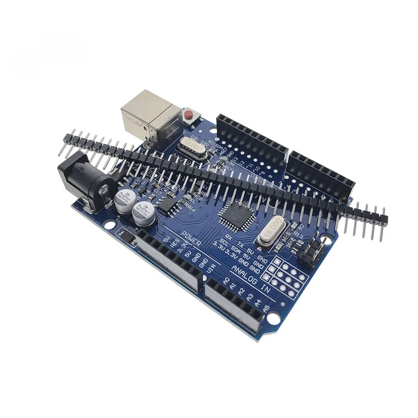 One set UNO R3 Development Board ATmega328P CH340 CH340G For Arduino DIY KIT With Straight Pin Header (NO USB CABLE)
One set UNO R3 Development Board ATmega328P CH340 CH340G For Arduino DIY KIT With Straight Pin Header (NO USB CABLE)