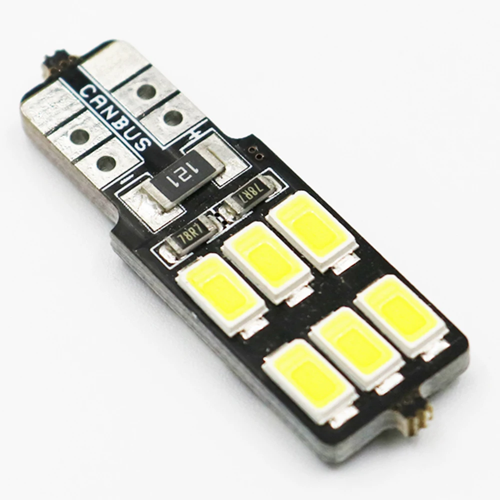 YSY 200X Error Free T10 Canbus Led w5w T10 led 158 168 194 5630 5730 t10 12smd LED Car Canbus Replacement Light Lamp Bulbs
YSY 200X Error Free T10 Canbus Led w5w T10 led 158 168 194 5630 5730 t10 12smd LED Car Canbus Replacement Light Lamp Bulbs