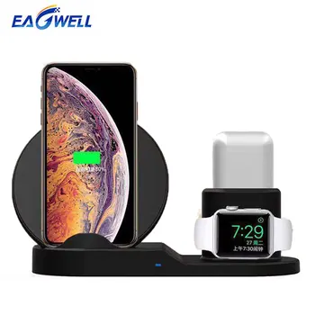 3 in 1 QI Wireless Charger For iPhone XR XS Max X 8 Samsung Fast Wireless Charging For Apple Watch 3/2/1 AirPods Charge Station
3 in 1 QI Wireless Charger For iPhone XR XS Max X 8 Samsung Fast Wireless Charging For Apple Watch 3/2/1 AirPods Charge Station