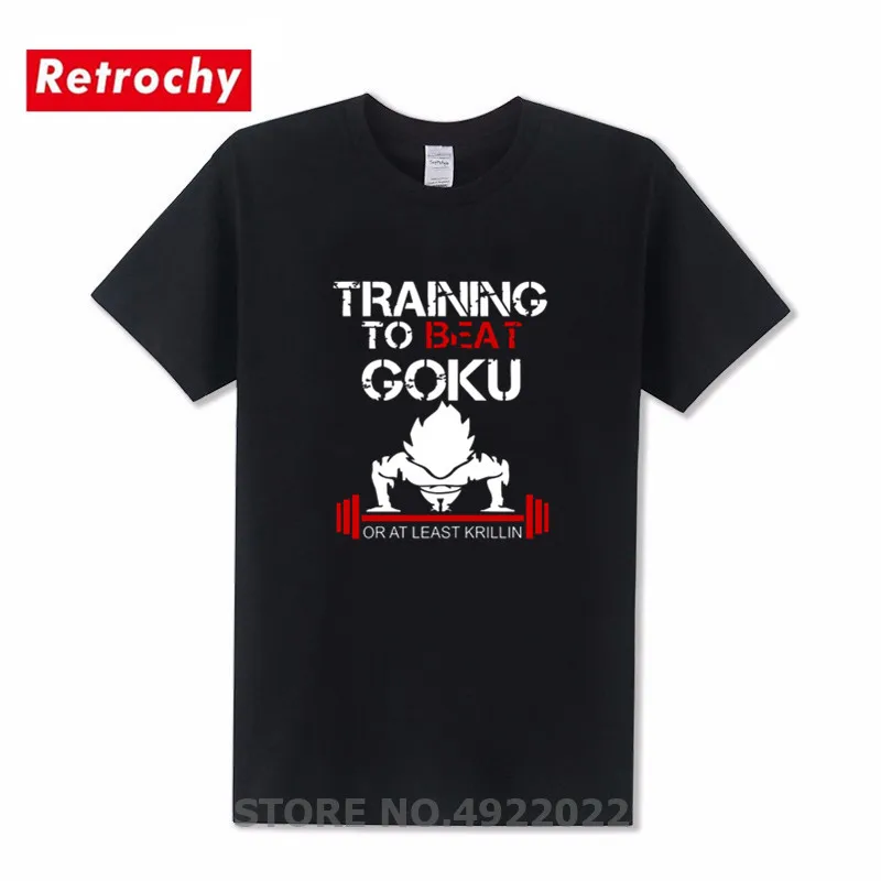 Vintage Dragon Ball Z Training To Beat Goku T Shirts Men's Short Sleeves Custom Designer T-Shirts Funny Fitness Young Boy Tshirt
Vintage Dragon Ball Z Training To Beat Goku T Shirts Men's Short Sleeves Custom Designer T-Shirts Funny Fitness Young Boy Tshirt